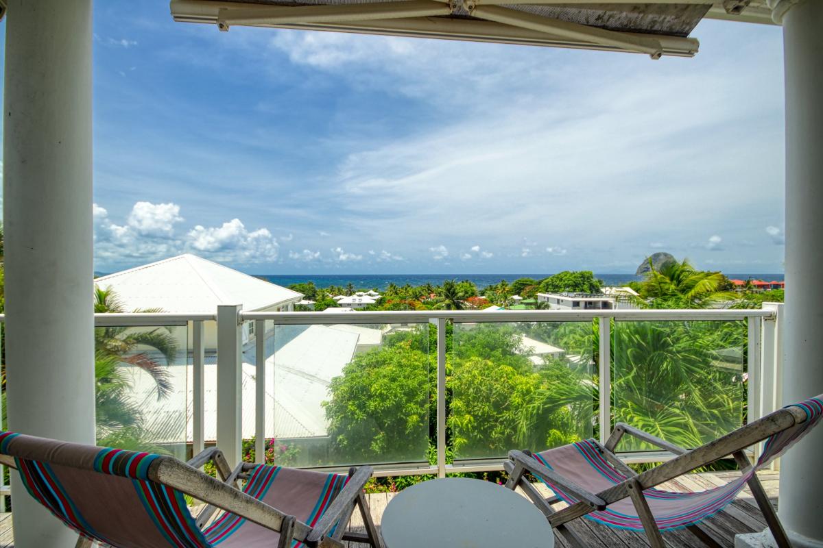 Location villa luxe Martinique - Terrasse Chambre 1